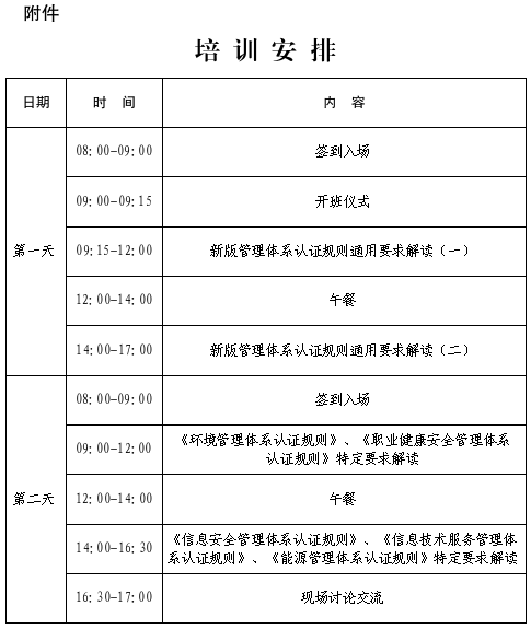 认研中心关于组织《环境管理体系认证规则》等5项管理体系认证规则解读暨管理体系 认证能力提升活动的通知